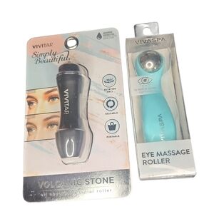 Volcanic Stone Facial Roller - Black